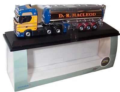 Oxford Diecast 76SNG003 Scania S Series Cylindrical Tanker D R Macleod 1-76 new - Image 1 of 4