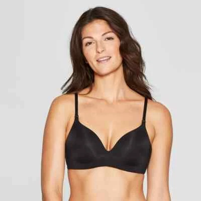 Auden Women's Wirefree Maternity Nursing Bra Black Size 34DD - Image 1 of 4