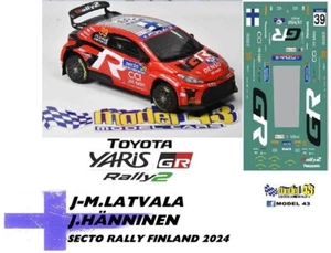 DECAL 1/43 - Toyota Yaris GR - LATVALA - Rally FINLAND 2024 - Imagen 1 de 1