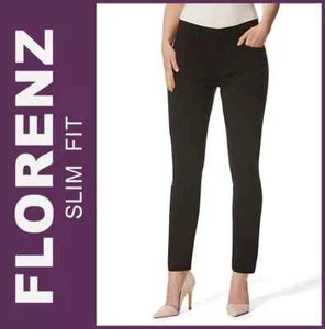 STOOKER FLORENZ-Black Denim -SLIM FIT STYLE-DAMEN Stretch Jeans Hose Gr. 36 KURZ - Bild 1 von 11