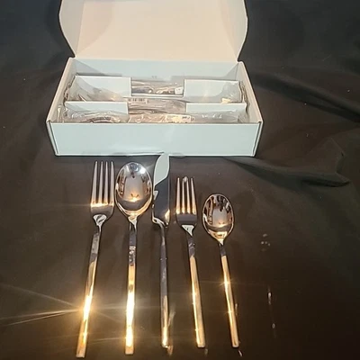 Villeroy & Boch NewWave Juego de cubiertos de acero inoxidable de 20 piezas - Servicio para 4 nuevos Foto 1 de 4