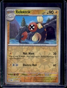 Eelectrik SV03: Obsidian Flames Pokémon #068/197 Holograma Inverso Casi Nuevo+ - Imagen 1 de 2