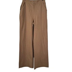 Emory Park Chai Wide Leg Hose Damen Größe M Braun Wollmischung High Waist Neutral - Bild 1 von 10