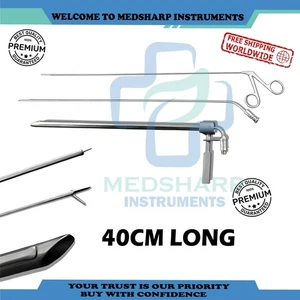 Jesperg Esophagoscope Rod Cervical Esophageal Foreign Body Removal 3 Pcs Set - Picture 1 of 3