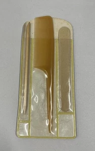 Juego de viaje peine vintage, palo de cutícula de madera y lima de uñas - Imagen 1 de 2