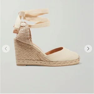 CASTAÑER+ NET SUSTAIN Carina 80 Canvas Keilabsatz Espadrilles Größe 8 - Bild 1 von 5