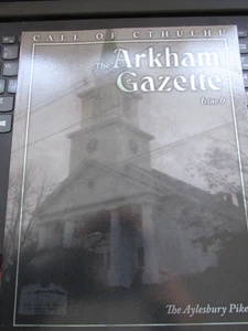 COC COFC CALL OF CTHULHU ARKHAM GAZETTE ISSUE 0 AYLESBURY PIKE H P LOVECRAFT VGC - Picture 1 of 1
