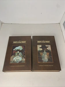 Best of The West Vol 1 & 2 Readers Digest Treasury Western Adventure 1976 1st Ed - Foto 1 di 12