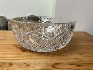 Vintage Schale Schüssel Glas Antikglas Salatschüssel Schwer - Bild 1 von 6