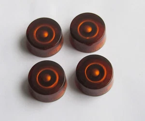 4x Amber LP Guitar Control Knobs Speed Knobs Dial Knobs for Les Paul - Picture 1 of 4