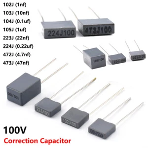 Correction Safety Capacitor 100V102J/103J/104/105/224/472/473J Block Capacitance - Picture 1 of 18