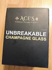 Ace’s unbreakable champagne glass 4 pack new flutes 10 Oz fast shipping