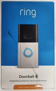 Anello campanello video HD 4 NUOVO in scatola con anteprime video - Foto 1 di 6