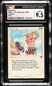 MTG Legends Rapid Fire CGC 9.5 (6012) Magic Beckett Graded - Picture 1 of 1