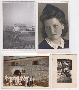 Old vintage Photo photography(1940-Now), Ex Yugoslavia INTERESTING - 4 PCS ! - Picture 1 of 2
