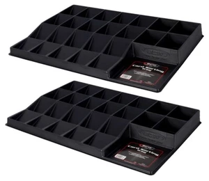 NEW 2-PACK BCW Black Card Sorting Tray Organizer Holder for Sports Trading Cards - Picture 1 of 3