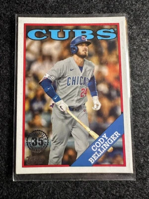 2023 Topps Cody Bellinger 1988 Topps #2T88-6 Chicago Cubs - Image 1 of 2