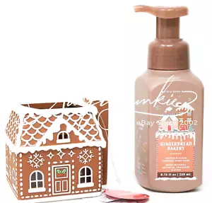 Bath & Body Works Weihnachten Lebkuchen Bäckerei Haus Schaum Schaum Halter Seife 2p - Bild 1 von 8