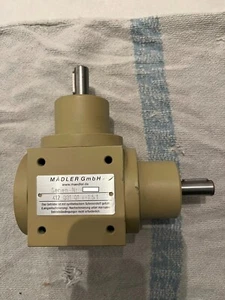 Mädler Winkelgetriebe, Kegelradgetriebe, I=1,5:1,NEU. Sehr massiv. Wellen 12mm - Bild 1 von 5