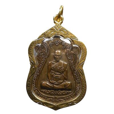 Top! Real Lp Ruay Old Thai Buddha Amulet Very Rare !!! • 1.33$
