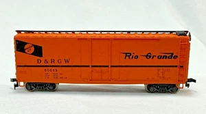 Vintage AHM 5320 HO Denver & Rio Grande Western D&RGW Oranger Box Car - Picture 1 of 11