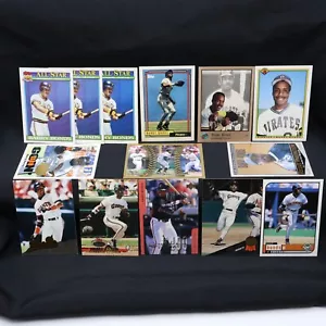 Lotto 14 carte Barry Bonds - 1990 Topps Bowman Studio Leaf Score inserto mazzo superiore - Foto 1 di 11