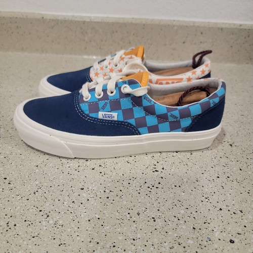 Vans (721278) Scarpa stringata arancione stelle blu a scacchi uomo 6 donna 7 5