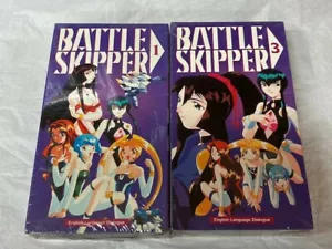 Juego de 2 cintas Battle Skipper 1 y 3 VHS anime japonés idioma inglés NUEVO - Imagen 1 de 2
