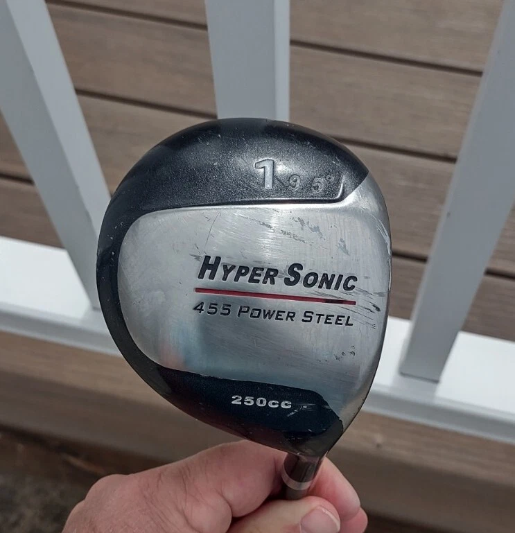 USED RH Men's Hyper Sonic 455 Power Steel 250cc 9.5° Driver Golf Club  - Image 1 of 4
