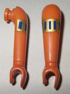 10202, 2x Arm (ohne Nute), hautfarben, bedruckt (Südamerika) - Bild 1 von 1