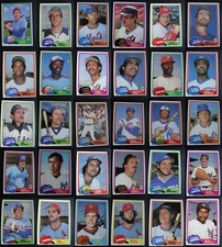 1981 Topps Traded Baseball Cards Complete Your Set You U Pick From List 727-858