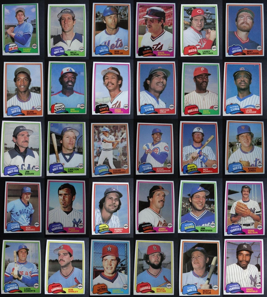 1981 Topps Traded Baseball Cards Complete Your Set You U Pick From List 727-858 - Image 1 of 1