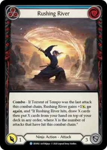 Rushing River (Blue) rare Crucible Of War 1st Edition Flesh And Blood TCG - Picture 1 of 1