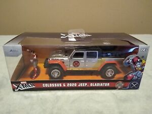 Jada 1:32 2020 Jeep Gladiator & Colossus Figure Diecast Car 33363 Movie X'Men