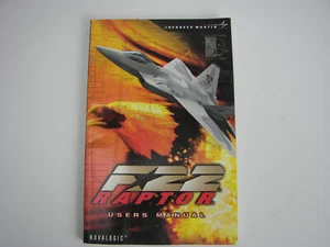 Novalogic F-22 Raptor Users Manual - Foto 1 di 2