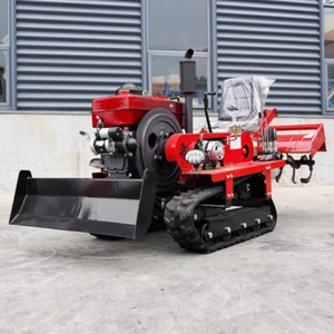 Agricultural 25hp-100hp Rotary Bulldozer Mini Farm Crawler Tractor Negotiable - Picture 1 of 14