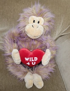 Aurora World Gaga Gorilla 07651 New 16" Wild 4 U Love Valentine Heart - Picture 1 of 1