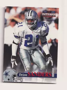 Tarjeta de fútbol americano Pro Line Intense 1996 #45 Deion Sanders - Imagen 1 de 2