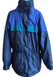 Vtg Columbia Ski Jacket Boulder Ridge 3 in 1 Parka Women M Blue Coat - Picture 1 of 18