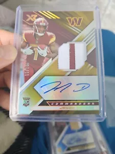 2022 Panini Xr Rookie Patch Autograph GOLD 9/10 Jahan Dotson - Picture 1 of 3