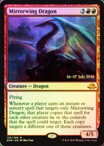 Mirrorwing Dragon - Foil - Prerelease Promo - Prerelease Cards #136/205 MTG Magi - Image 1 of 1