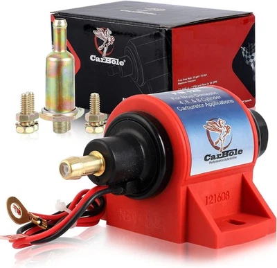Micro Bomba de Combustible Electrica Gasolina Universal 5/16 Pulgadas de Entrada - Image 1 of 4