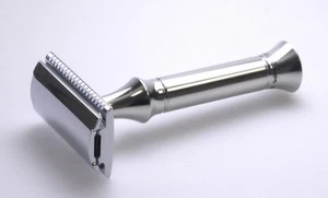80mm kurzer Griff TIMOR Solingen Rasierhobel Edelstahl 10 Klingen Rasierer G &F - Picture 1 of 9