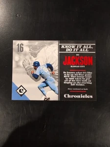 2017 Chronicles Bo Jackson Royals - Picture 1 of 4