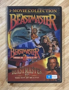 The Beastmaster Trilogy 3 DVD Set Portal Time Eye Braxus Collection Marc Singer - Imagen 1 de 4
