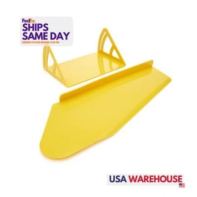 Dominator Race 921-YE, Kit de aplastamiento de alerón de plástico amarillo Perfor Foto 1 de 4