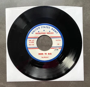 7" Guy Mitchell - Singing The Blues / Peggy Lee - US Army - Picture 1 of 2