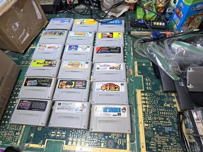Super Famicom Lote de 18 Juegos Exactos Japón-LEER TODOS Foto 1 de 4