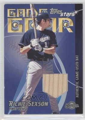 2001 Topps Stars Game Gear Bat Richie Sexson #TSR-RS - Image 1 of 2