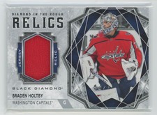 2019-20 Upper Deck Black Diamond in the Rough Jersey Braden Holtby #DR-BH